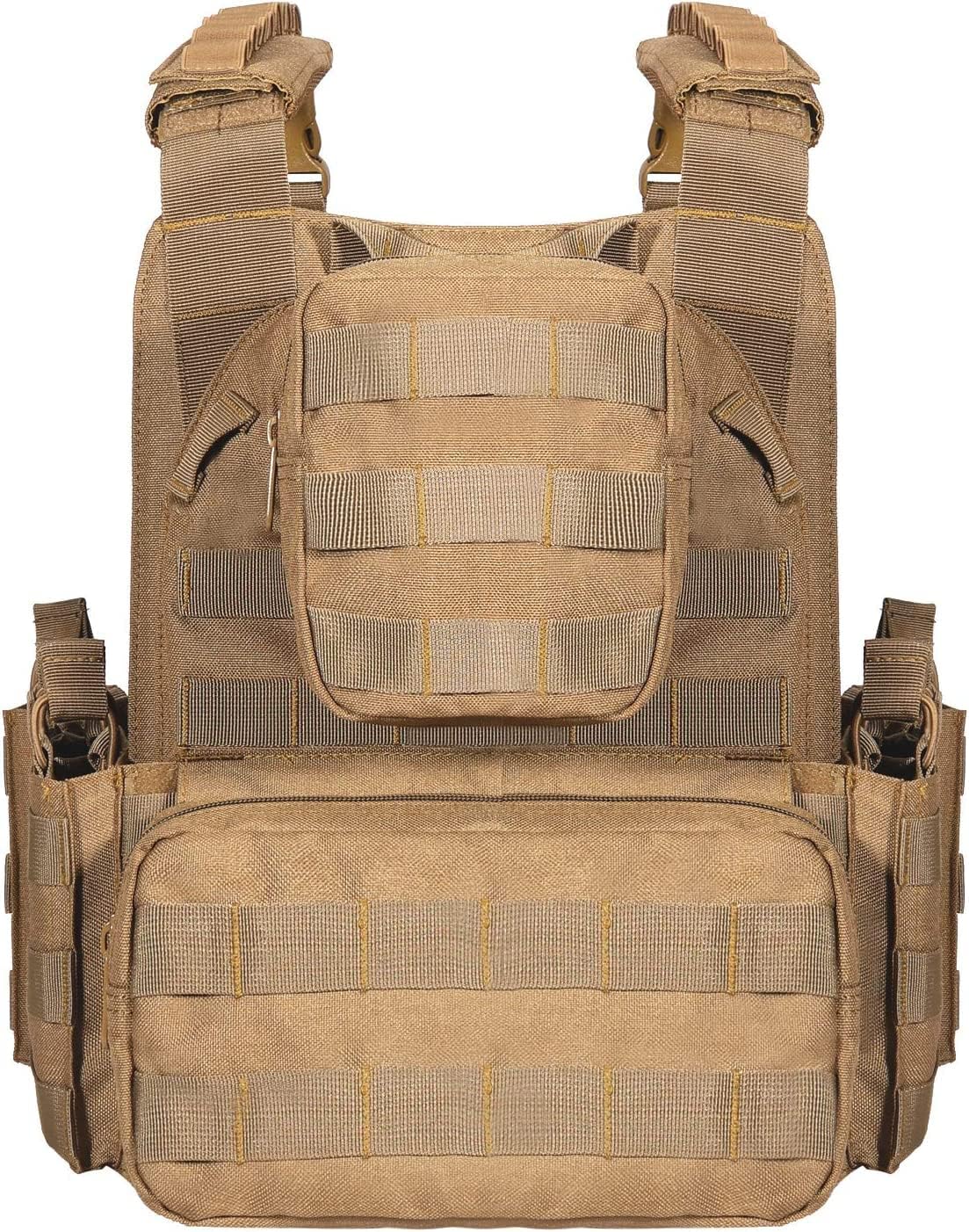 Strike Face Plattenträger Chest Rig Taktische Weste TAN